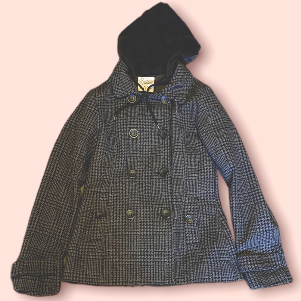 ✨ZUMIEZ EMPYRE✨ pea coat/hoodie jacket - small